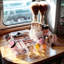  Ensemble de 25 tiroirs en plastique transparent empilables 4 tailles