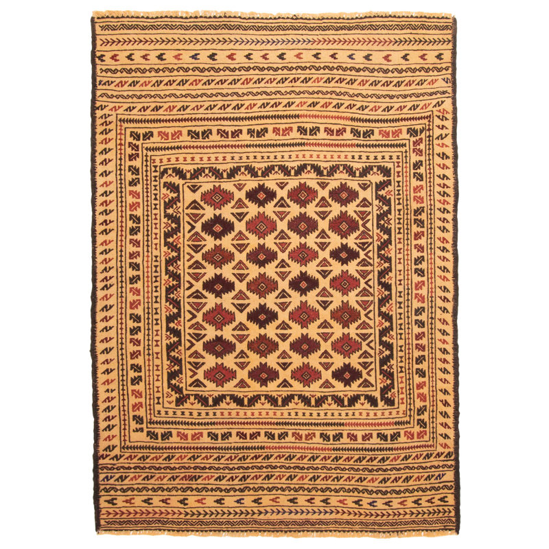 Tapisserie Wortham - kilim 4 pi 3 po x 6 pi 0 po