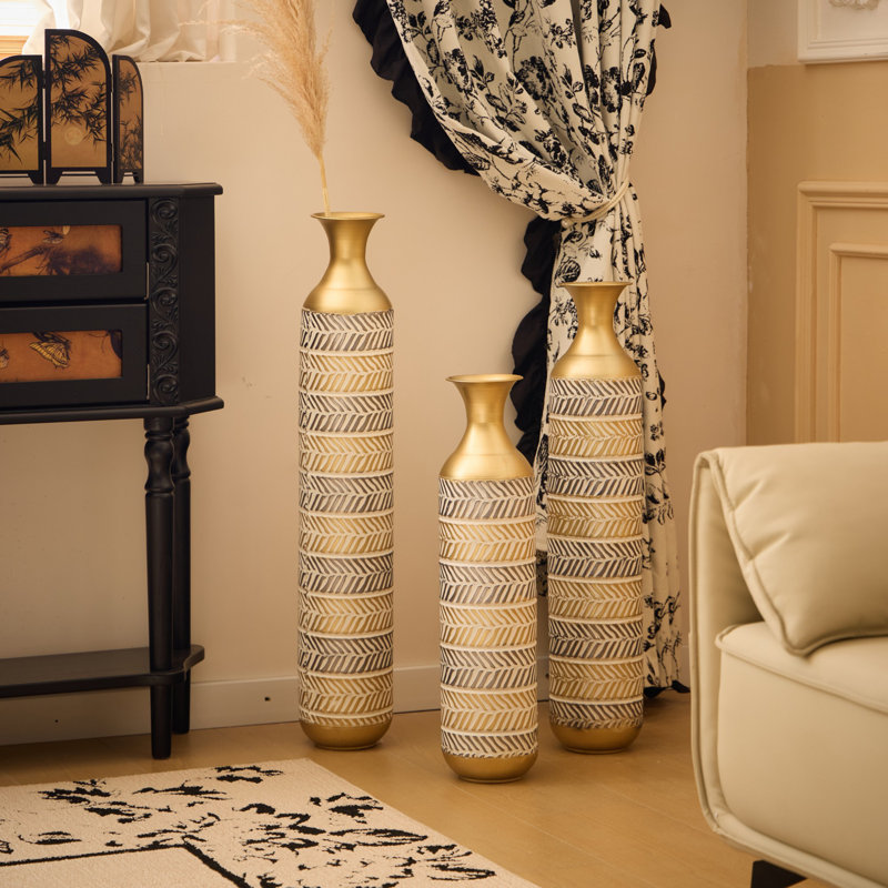 Vase de plancher en métal Mikinley