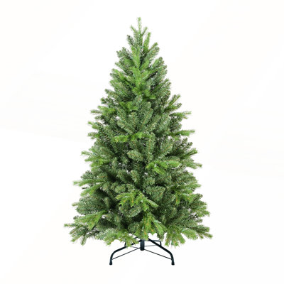 6FT Christmas Tree with 1032 PE+PVC Tips – Full-Bodied, Realistic, and Easy to Assemble with Stable Metal Stand