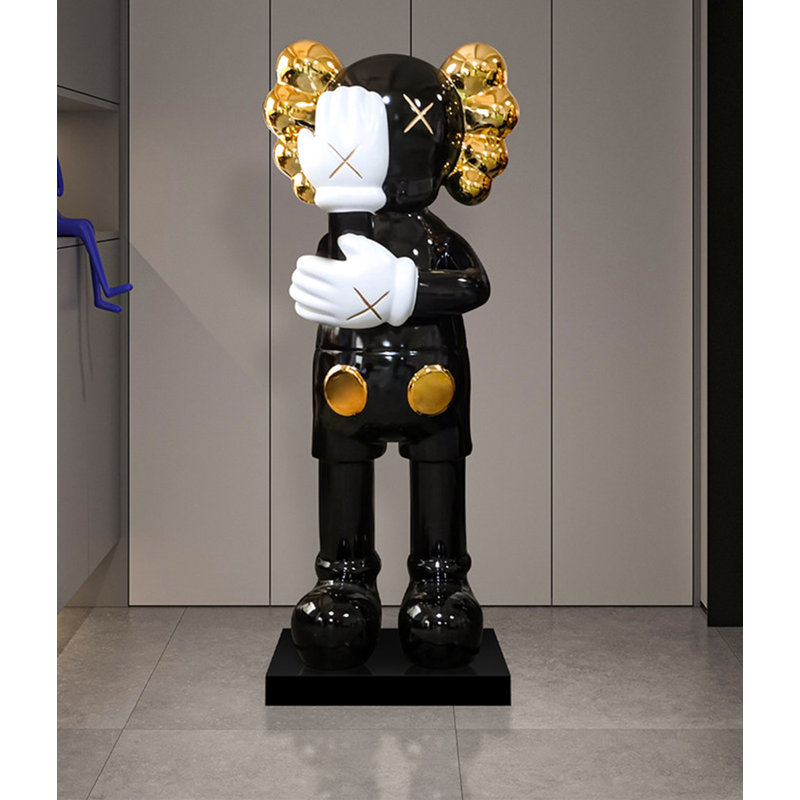 Statue moderne moderne KAWS, Black