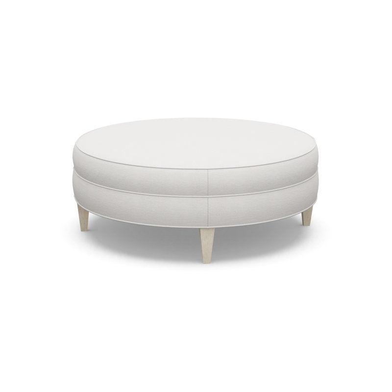 Round Ottoman, 9637-49, Sandstone