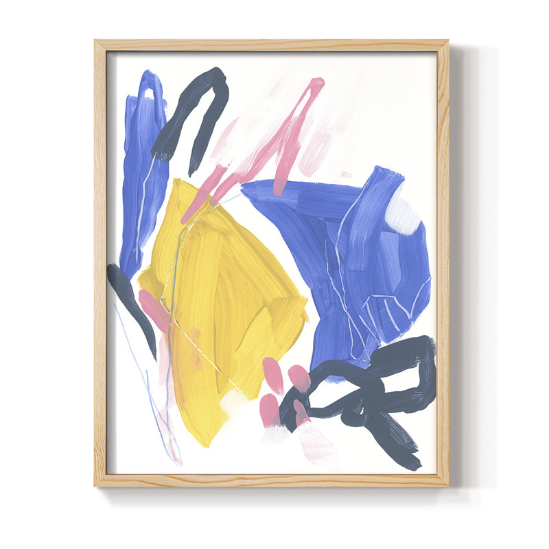Feedback Loop I Framed Print - Solid Wood, 15" H x 12" W