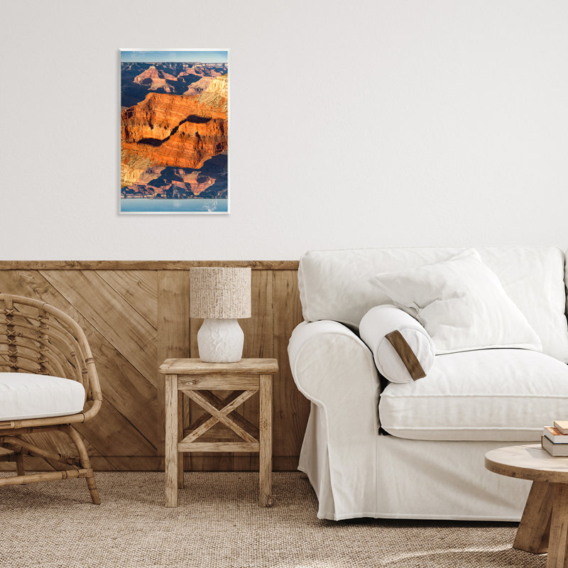 «Canyon Landscape Panorama», plaque murale par Robin Vandenabeele, H 15 po x l 10 po