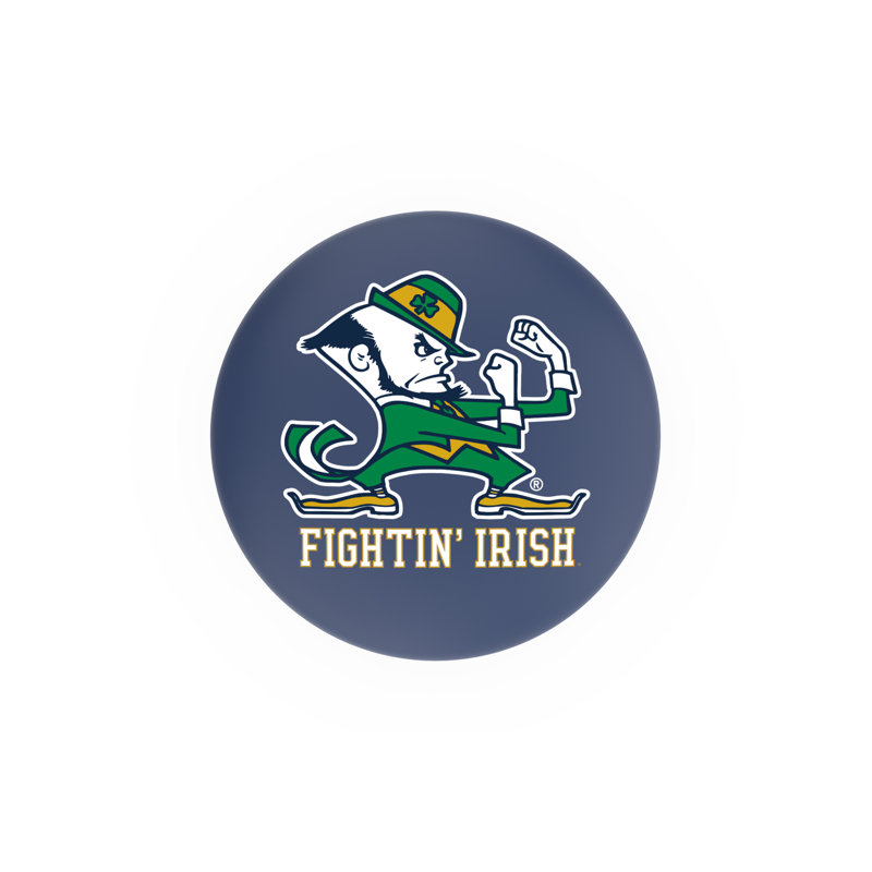 Tabouret tournant 36 "NCAA, Notre Dame - « Leprechaun », Chrome