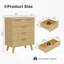 Commode 5 tiroirs pour chambre à coucher