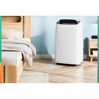 14K Jusqu'à 750 pieds carrés Climatiseur portatif à deux tuyaux Ft avec chauffage intégré