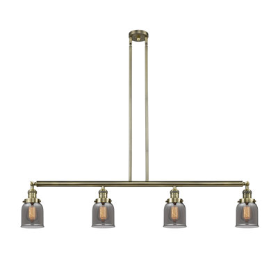 Luminaire suspendu linéaire à 4 lumières pour îlot de cuisine Hallmar