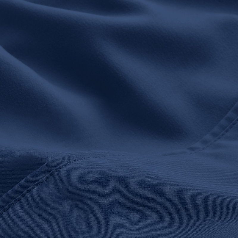 Microfiber Sheet Set with Bonus Pillowcase Set, Full XL, Dark Blue