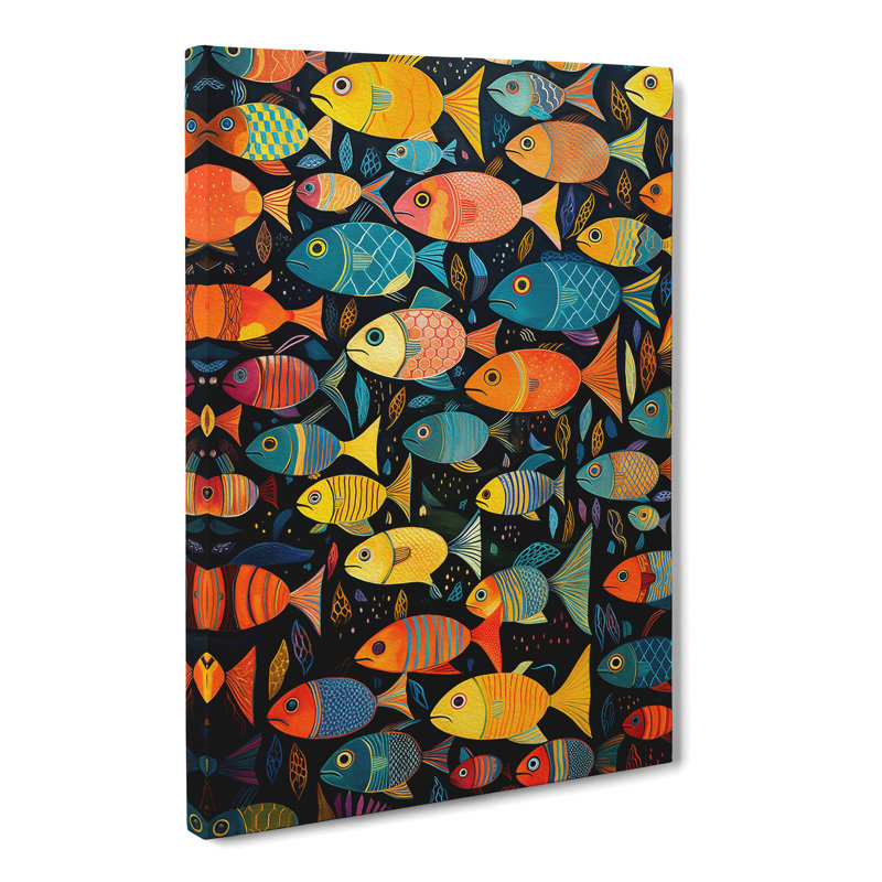 Fish Colour Field No.3 - Print, 50cm H x 35cm W x 3cm D