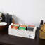 Organisateur décoratif de boîtes de rangement pour sachets de thé