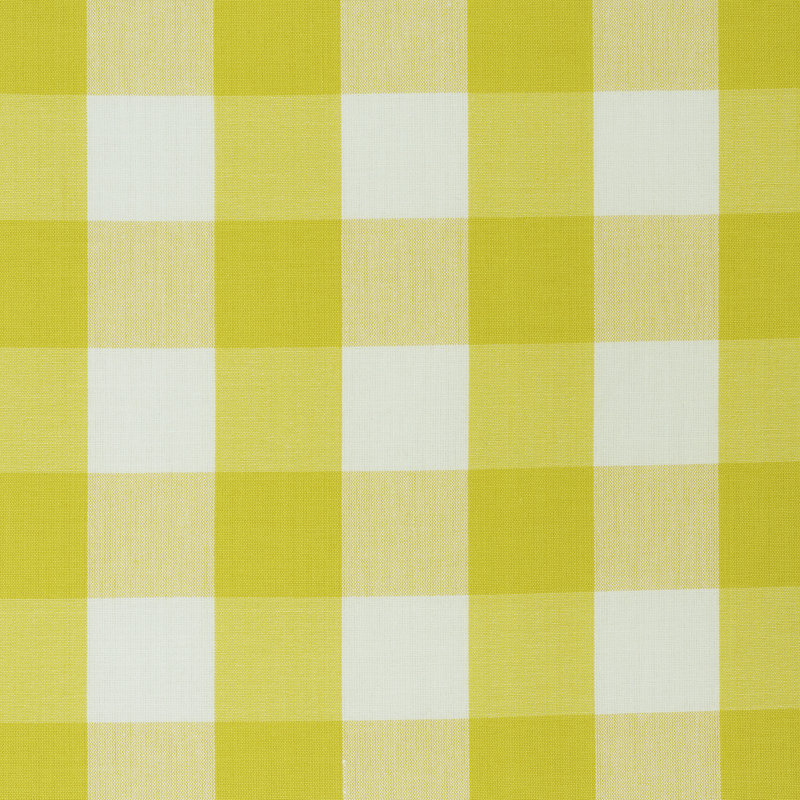 Camden Cotton Check Fabric, Yellow