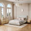 Soft Cream Style Boucle Cloud Bed-19393864-5293425
