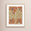 Expressive Abstract House Plant Orange Print