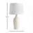 Lampe de table blanche 24 po Egham
