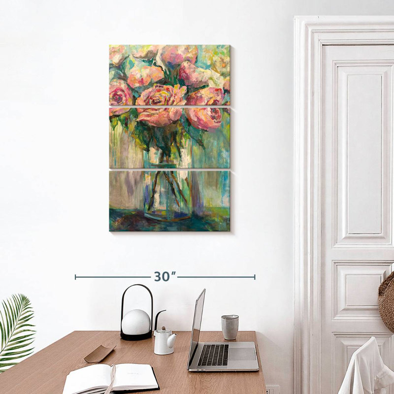 Harnek Peony Play, 32" H x 20" W