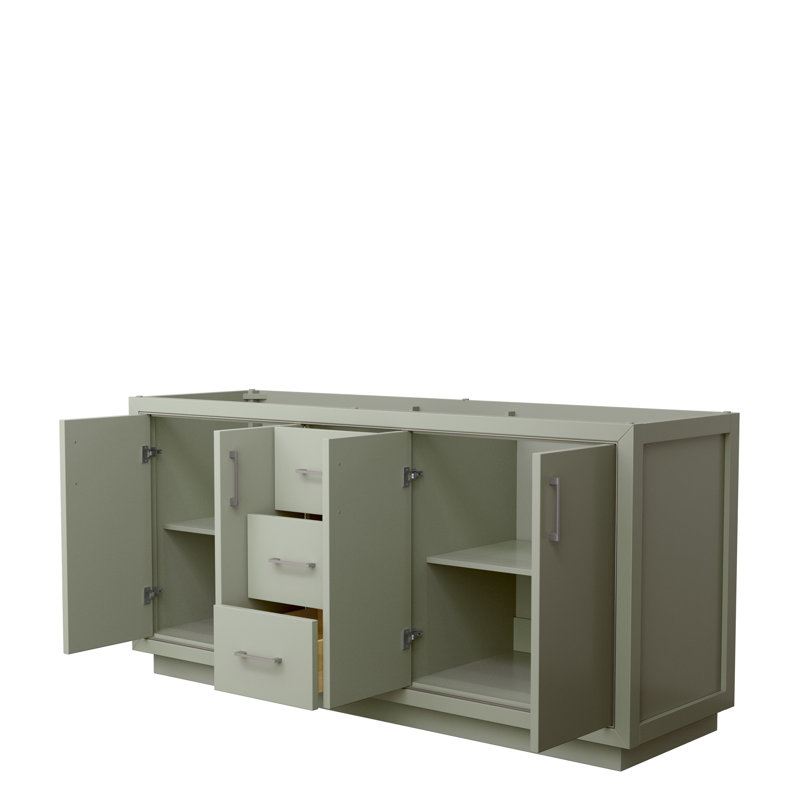Base de meuble-lavabo simple 29,25 po Icon, Vert clair