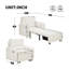 Canapé-lit convertible 3-en-1 avec charge USB et boîte de rangement, canapé-lit simple extra long de 80 po pour les petits espaces