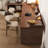 Walnut Rectangular Solid Wood desks-107287690-107287694