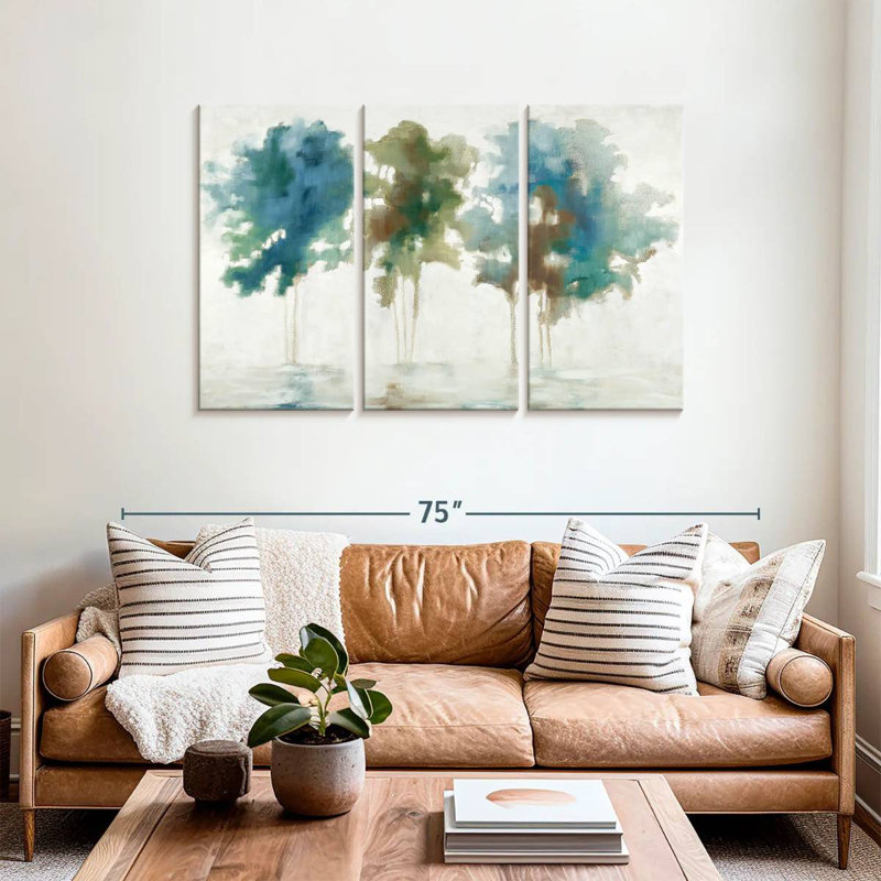 Harnek Tree Trio, 36" H x 57" W