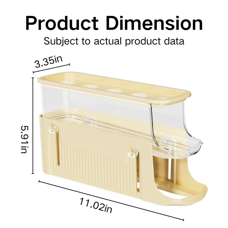Support à œufs pour distributeur automatique d’œufs, Crème, crème