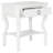 Elegant Desirat 24'' W Nightstand – Modern Curve Wooden Leg, Ring Pull & Functional Bedside Storage-547418197