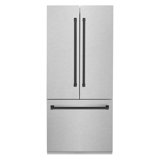 ZLINE 36" 19.6 cu. ft. Built-In 3-Door French Door Refrigerator with Internal Water and Ice Dispenser