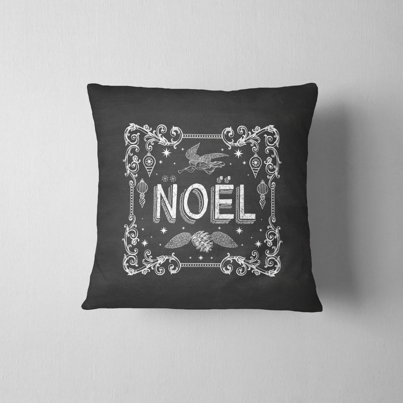 Housse de coussin Noel, H 16 po x l 16 po
