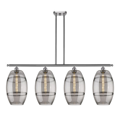 Luminaire suspendu rond / ovale pour îlot de cuisine à 4 lumières Dundrod