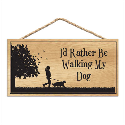 Je serais plutôt promener le chien