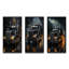 «Midnight Cruiser Semi Truck», 3 pièces sur toile-1729267130-1729267131