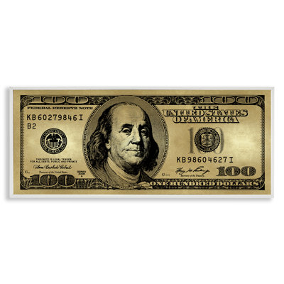 «Billet de cent dollars», art giclée par Madeline Blake bh-578