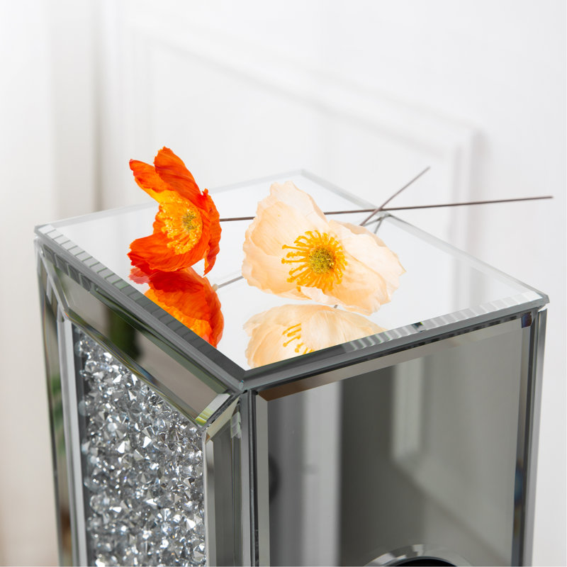 Porte-bouteilles de vin flottant à miroir UK