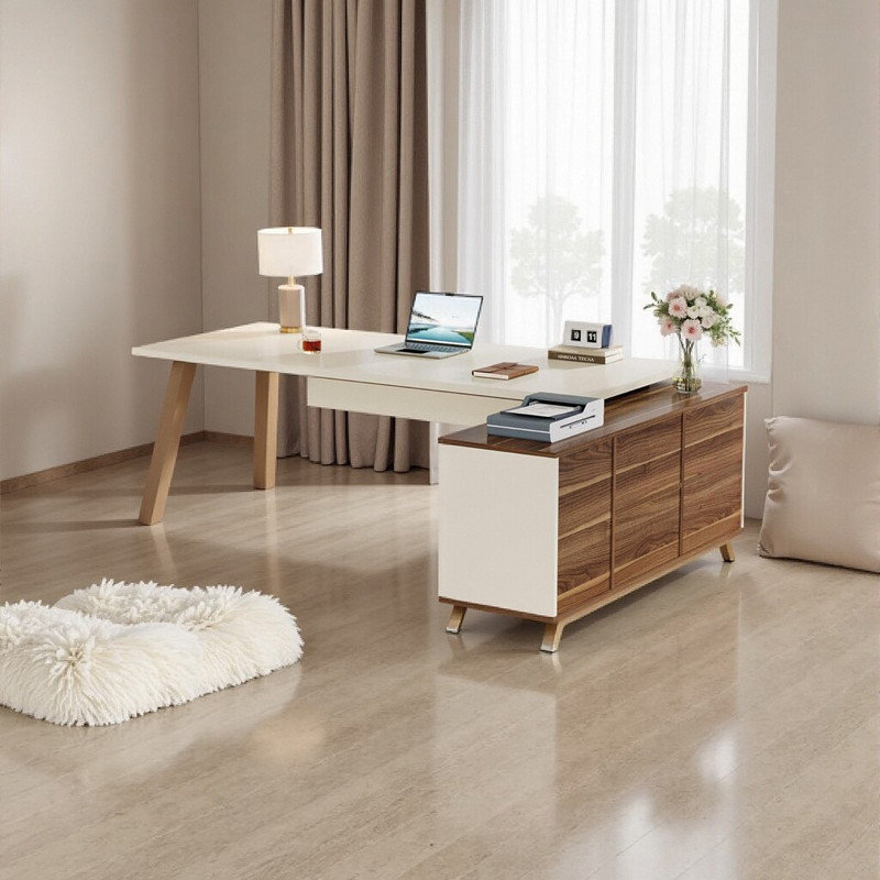 L-Shaped Executive Desk