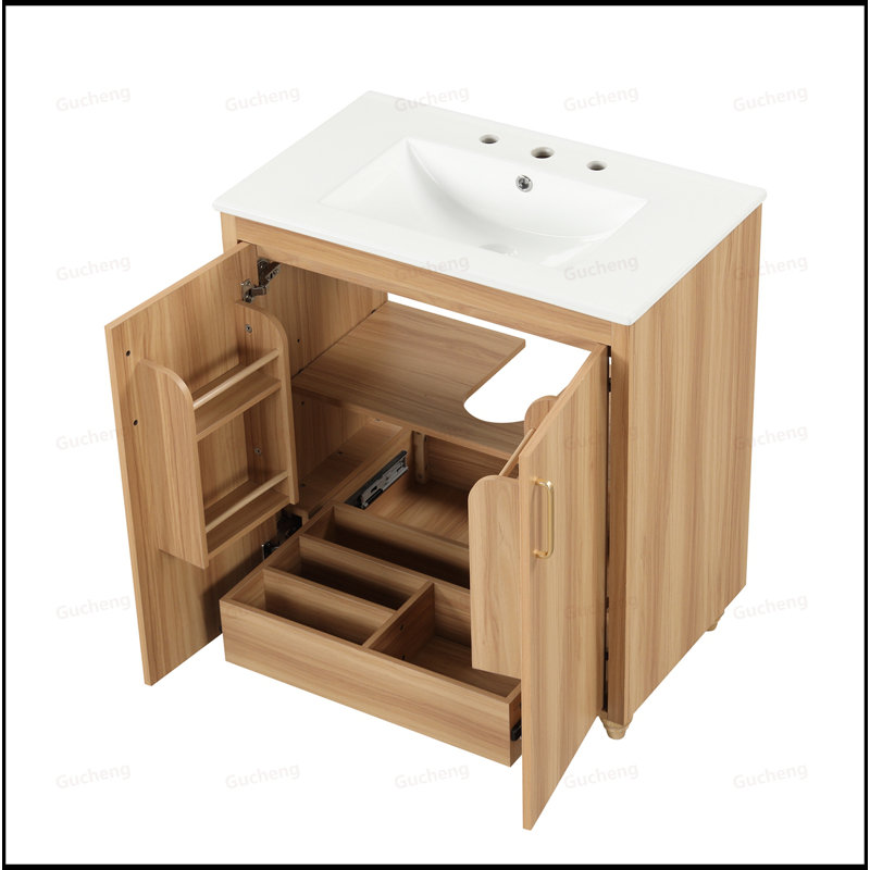 Meuble-lavabo de salle de bain avec lavabo