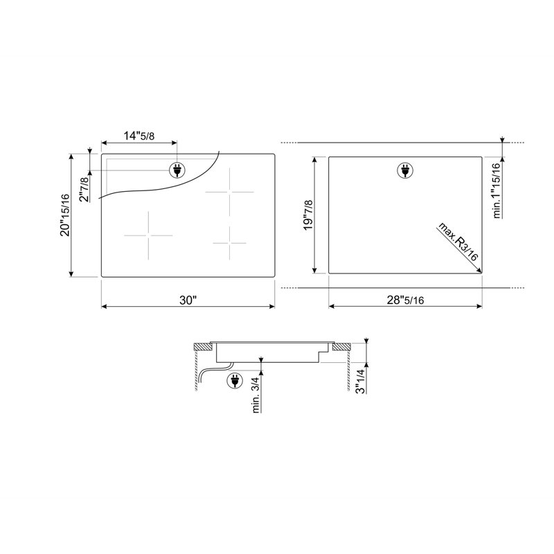 28" Ceramic Electric Cooktop