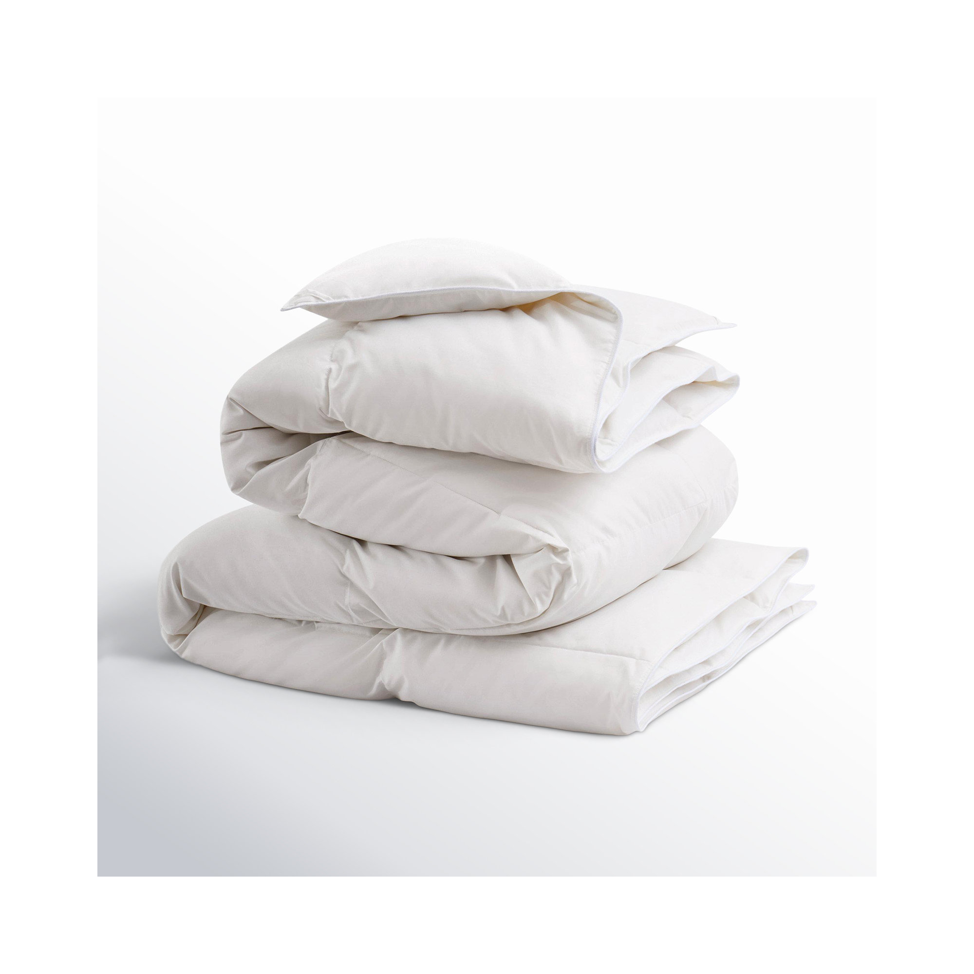 600 Fill Power All Season Down Comforter Duvet Insert, King, White