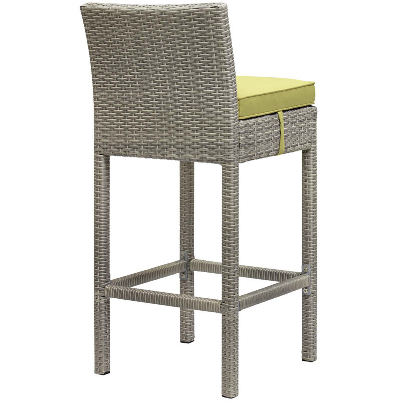 Tabouret de bar Havenside Home Bocabec, Péridot, Brun