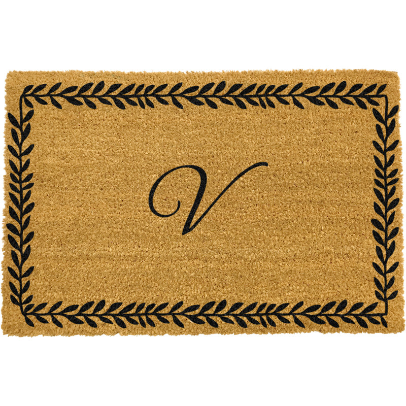 Branum Non-Slip Outdoor Doormat, V