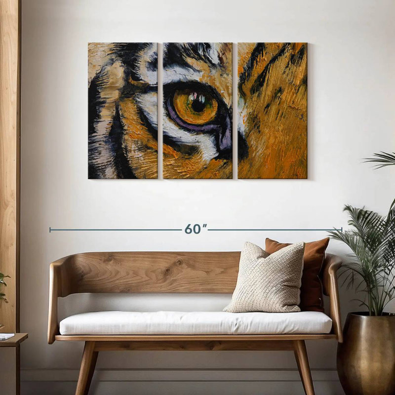 Tiger Eye, 28" H x 45" W