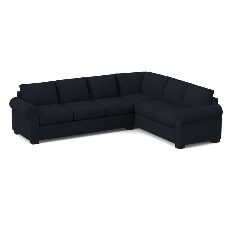 119" Wide Corner Sectional, Antic Navy