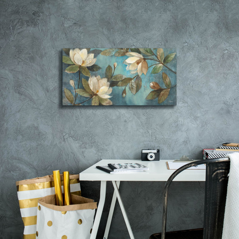 «Floating Magnolias» par Albena Hristova, art mural sur toile