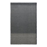Bousta Wool Striped Area Rug in Black/Gray