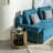 Double Layer Tempered Glass Top Side Table