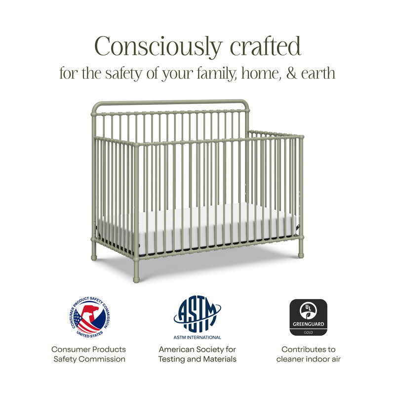 Winston 4-in-1 Convertible Crib, Heirloom Sage