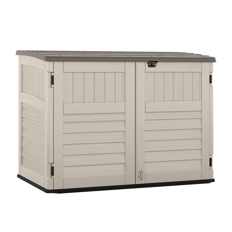 Suncast Stow-Away Large Store, Yes, Cream