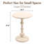 Table d'appoint, canapé et table de chevet vintage rétro en métal pour petits espaces-2111978740-2092662994