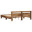 Vidaxl Wood Bed Frame with LED Durable-113970984-113970994