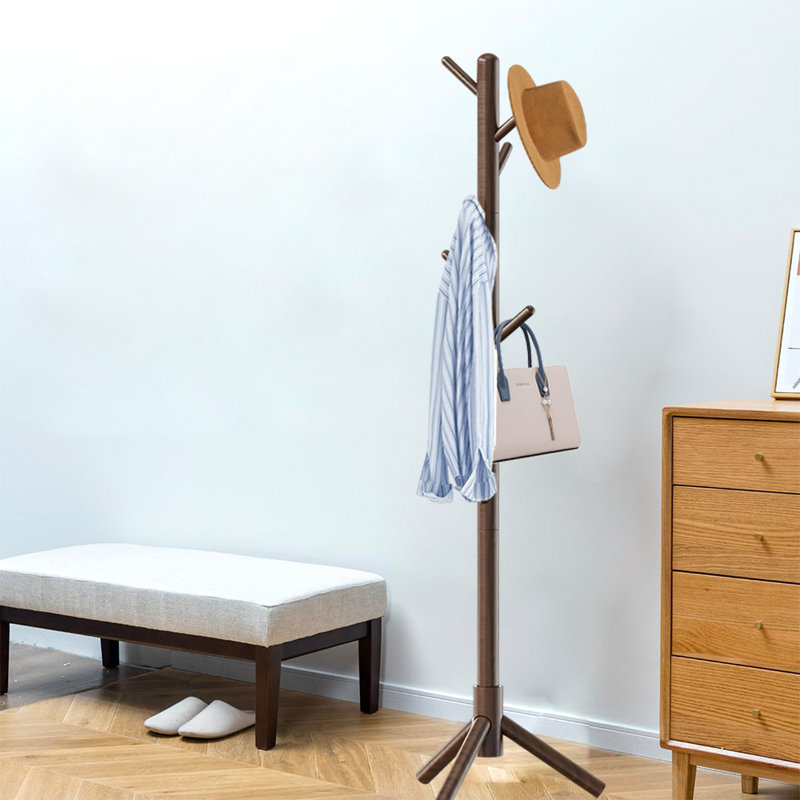 Freestanding Coat Rack For Entryway And Corner