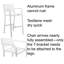 Sunset Barstool Set Of 6, White